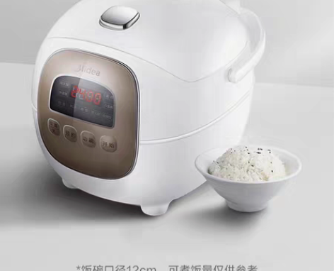 美的迷你电饭煲多功能学生宿舍小电饭锅1-3...