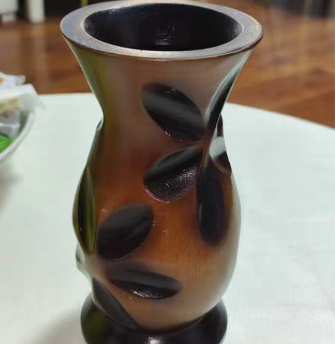 玫瑰 陶瓷花瓶家居创意装饰品摆件工艺品仿真...