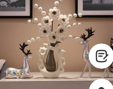 转卖现代简约创意小摆件电视柜装饰品客厅酒柜...