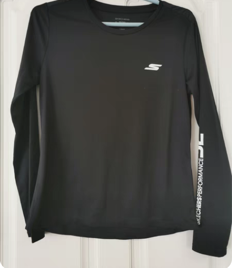 斯凯奇健身训练服跑步长袖女瑜伽上衣 议价不...