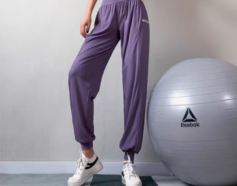 转卖垂感字母运动长裤女跑步瑜伽裤子宽松大码...