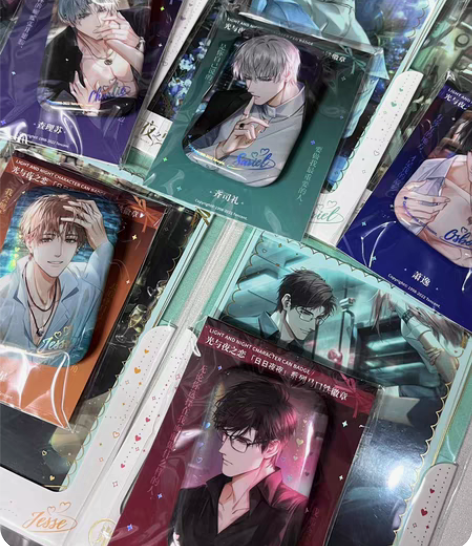 光与夜之恋日日夜夜系列 收藏卡组+吧唧一套...