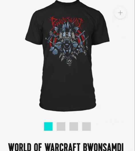 包邮暴雪 魔兽世界 巨魔之死 T恤 bli...