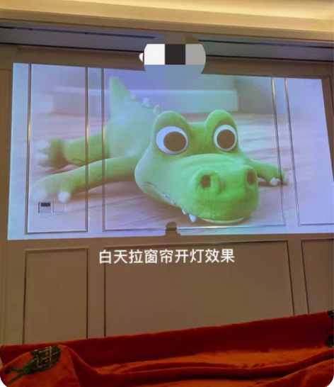 超高清家用办公4k投影仪投墙无线小型卧室酒...