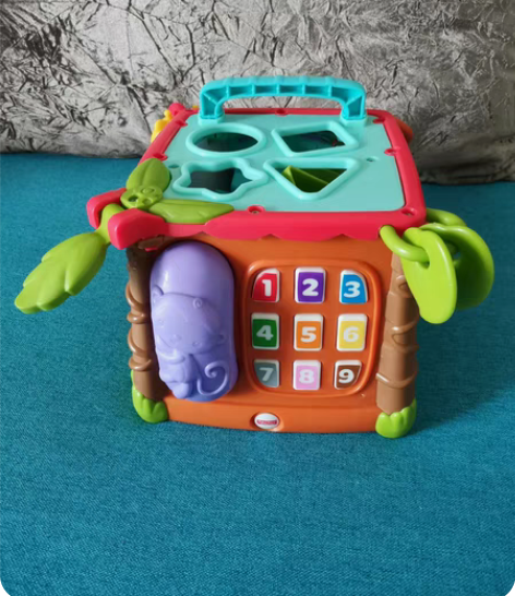 费雪多面玩具盒，孩子大了不玩了，八新，50...