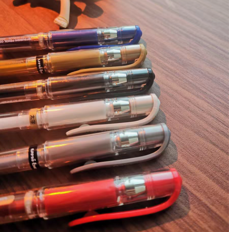 包邮日本UNI三菱高光UM153速记中性笔...