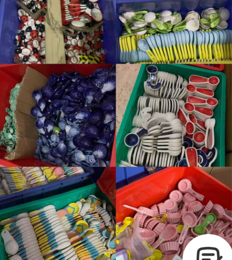 低价批发图片款式～高温陶瓷烘焙量勺卡通小宠...