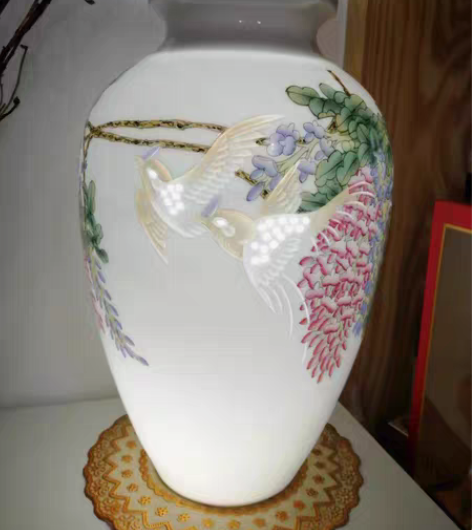 包邮低价出售手绘陶瓷花瓶 景德镇瓷器装饰品...