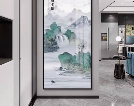 包邮入户玄关装饰画客厅过道走廊北欧简约招财...