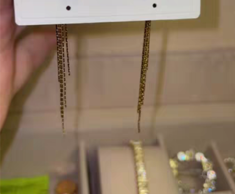 包邮全新耳钉耳环14k镀金锆石微镶轻奢耳饰...