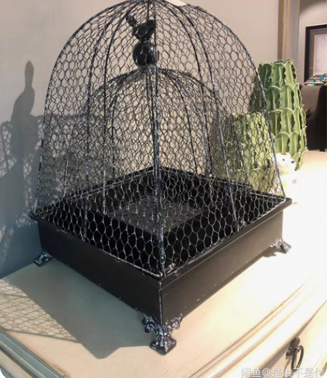 美克art 钟形盖 两件套 饰品 鸟笼 美...