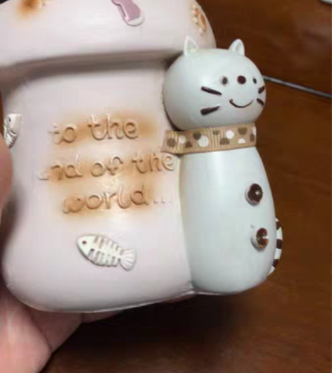 猫咪笔筒创意笔筒可爱卡通办公室桌面摆件装饰...