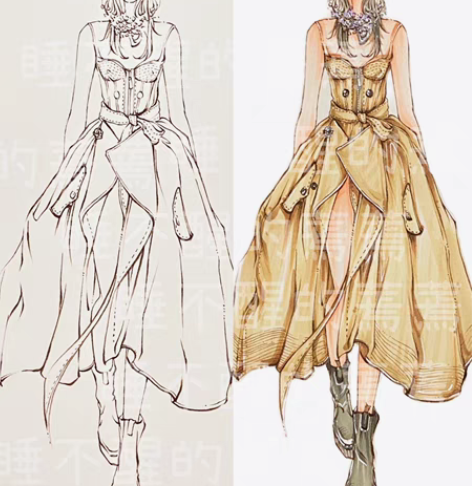 包邮【服装效果图/代画】可以接单啦！白菜价...