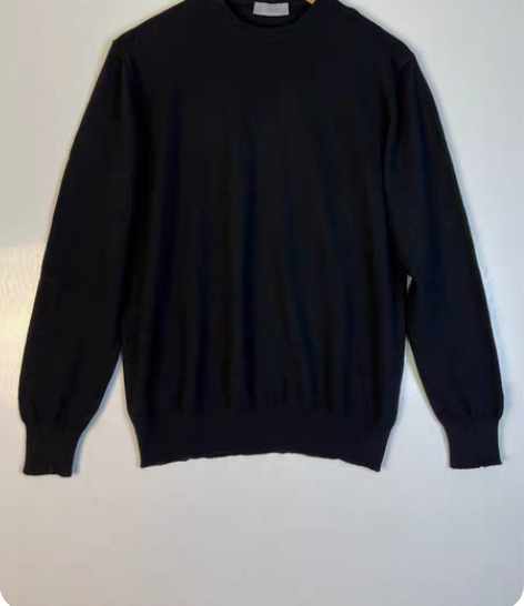 包邮【奢品】产地意大利100%羊绒圆领羊绒...