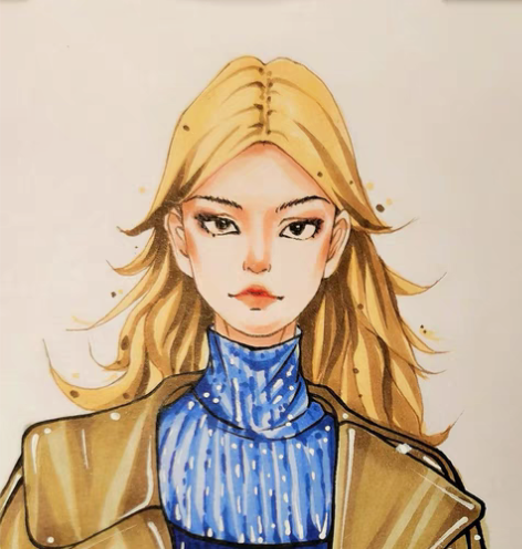 代画时装画、线稿 礼服、休闲装、运动装、职...