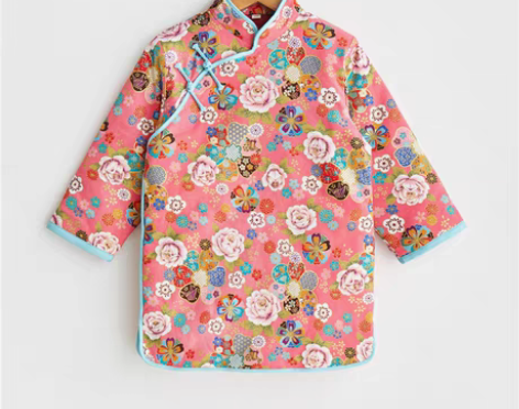 转卖宸衣原创设计女宝宝拜年童装新年喜庆服装...