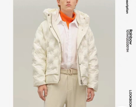 包邮【bosie Rainbow冬季新款羽...