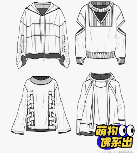 包邮大三服装设计专业 接服装效果图、款式图...