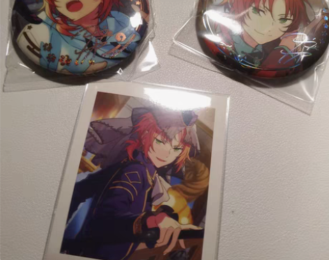 月永雷欧小set 偶像梦幻祭周边Leo徽章...