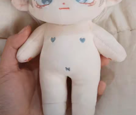 大刀出 有骨琼野棉花娃娃 状态如视频 可动...