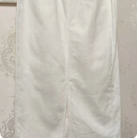 包邮韩版高腰直筒牛仔半身裙女显瘦中长款A字...