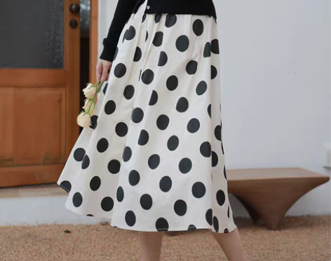 转卖韩洛嘉波点胖mm半身裙大码女装春秋显瘦...