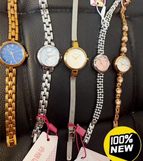 包邮金米欧女生手链手表，纯钢带，佩戴舒适，...