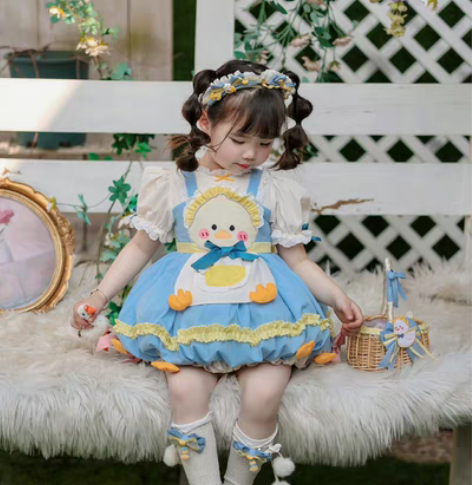 瑶池仙女鸭鸭花苞裙95码真两件+鸭鸭对夹 ...