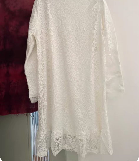 米色钉珠中裙，高腰阔腿裤，M码喜欢复古风的...