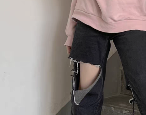 转卖胖妹妹宽松牛仔裤女2020新款女装高腰...