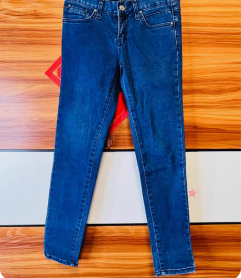 牛仔铅笔裤，长裤，女士，尺码26，牛仔蓝色...