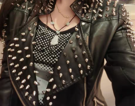 转卖欧美摇滚balmain巴尔曼女装重工铆...