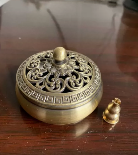 【大减价】纯铜香炉家用室内檀香炉熏香炉三足...