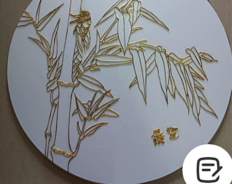 掐丝珐琅工艺画 只掐了丝， 需要上色可私聊...