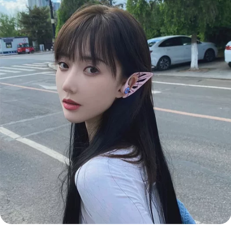 出yowu妖舞精灵耳机粉色，可小刀，很新，...