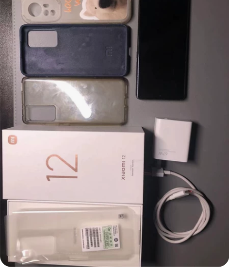 小米12 12+256 黑色 2022年1...