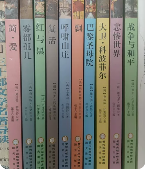 国外名著套书十本（战争与和平，悲惨世界，大...
