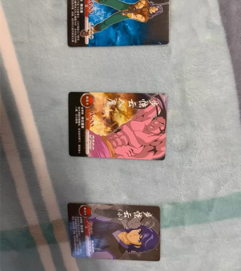 自己收藏的童年卡片，风云决动画卡片，保存完...