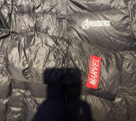 漫威联名波司登羽绒服 尺码：180/96A...