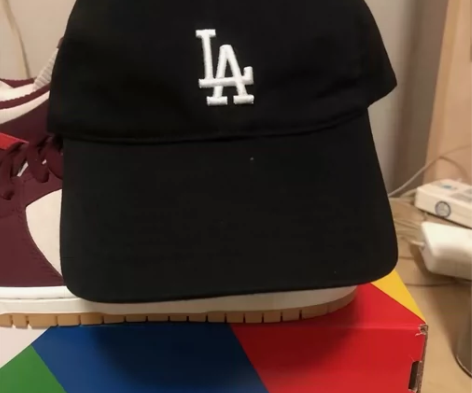 MLB正品小标la棒球帽男女同款 小标CP...