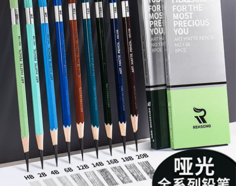 素描铅笔 瑞萌特138哑光速写炭笔14b1