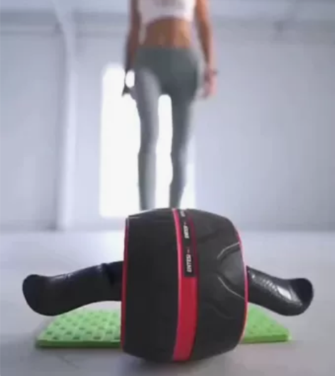 自动回弹健腹轮腹肌轮男女收腹滚轮瘦腰肚子家用初学者腹肌训练器...