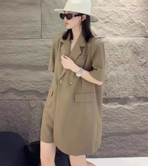 欧洲站假两件西装拼接连体裤女2022年新款...