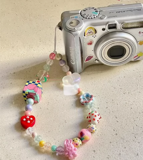 一口草莓味Candy｜马卡龙色原创串珠手机...