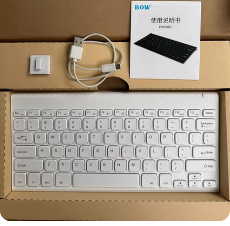 B.O.W HW086C 蓝牙键盘 2.4...