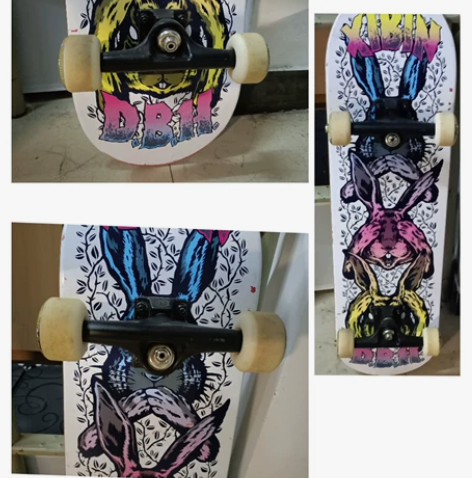 DBH滑板 轻微使用痕迹 滑过不超过十次，...