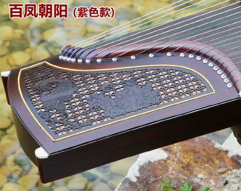 【润扬民乐】古筝百凤朝阳挖嵌琴 初学者考级...
