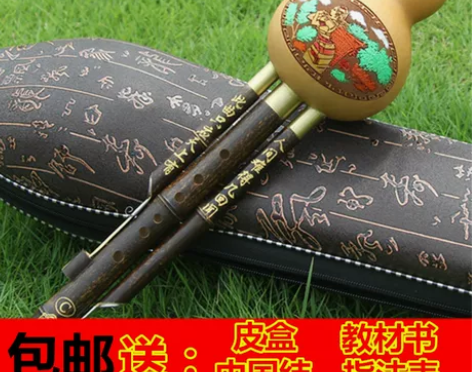 云南葫芦丝乐器专卖专业初学演奏可拆紫竹三音...