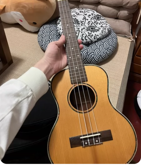 尤克里里26寸，木质，送调音器、变调夹、琴...