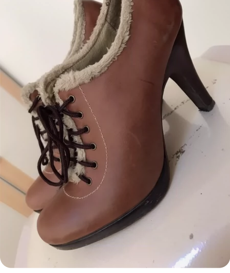 TaTa正版真皮满帮鞋防水台跟高跟鞋单鞋,...